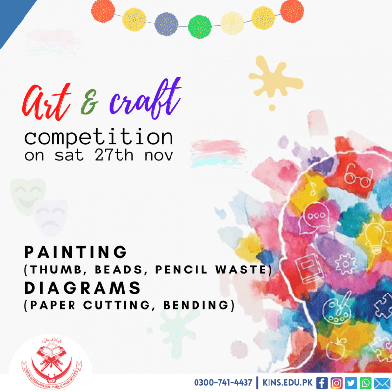 Art and Craft Competition Kin's International Public High School