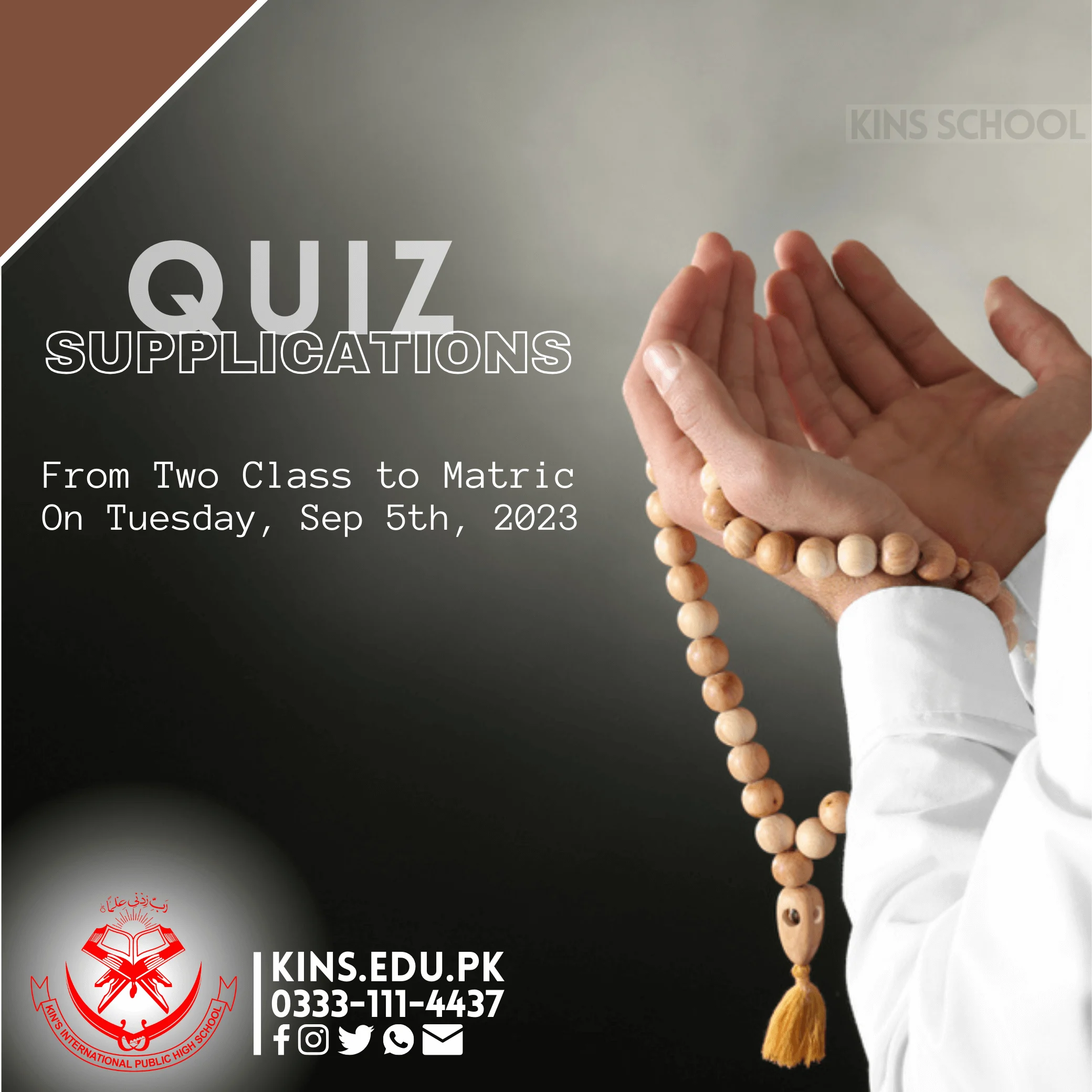 Supplications Quiz, Kinsians